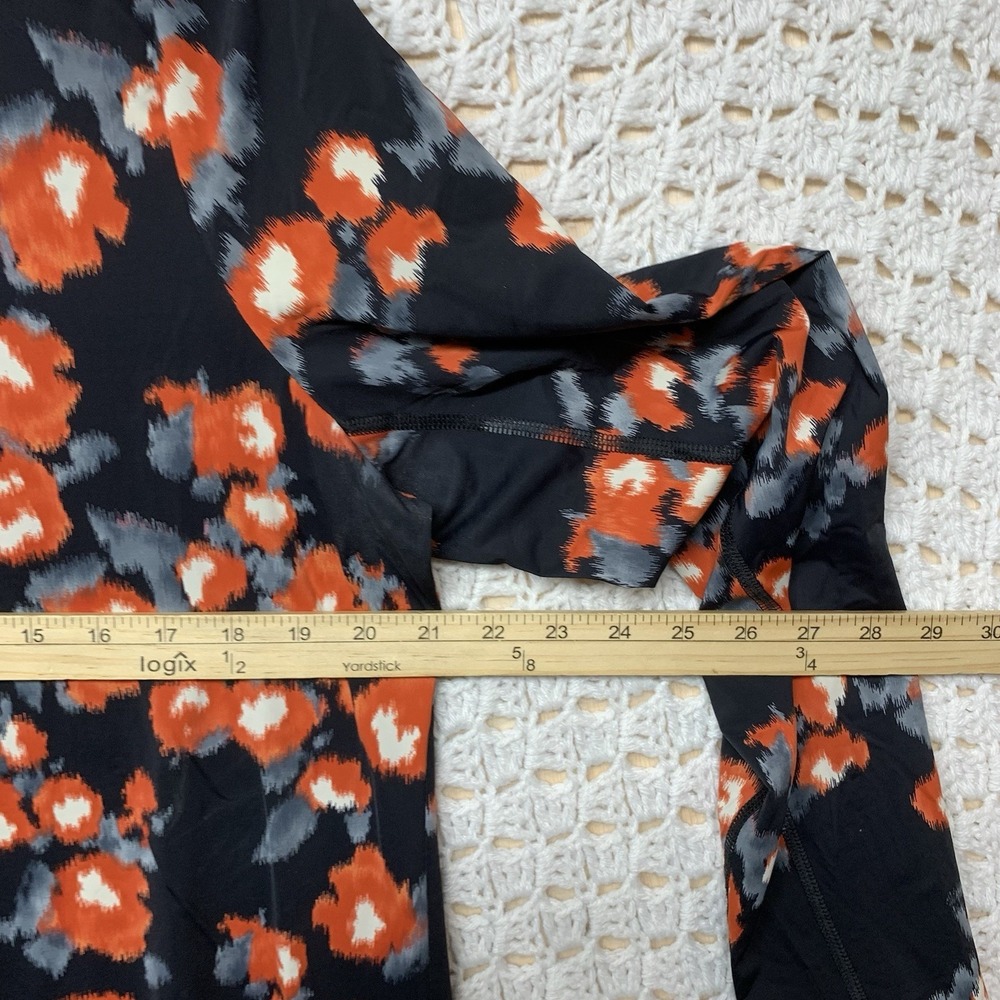 Duluth Trading T-Shirt Women Sz XL Multicolor Floral Suit Up‎ Swim Long Sleeve - Picture 7 of 8